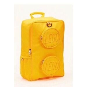 LEGO Brick 1x2 Backpack Knapsack Yellow NWOT Brand New